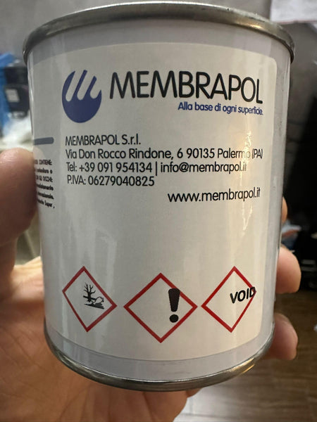 Membrapol 260 Kit Completo per impermeabilizzare Il Tetto del Camper (Tetto in Alluminio, da 2 a 7 mq)