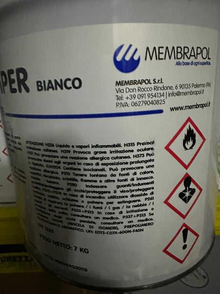 Membrapol 260 Kit Completo per impermeabilizzare Il Tetto del Camper (Tetto in Alluminio, da 2 a 7 mq)
