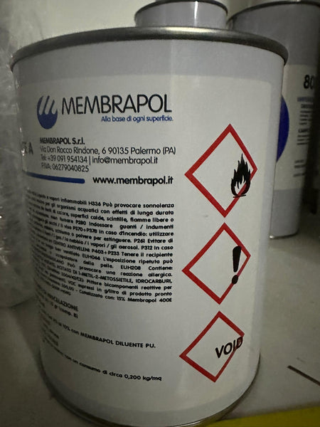 Membrapol 260 Kit Completo per impermeabilizzare Il Tetto del Camper (Tetto in Alluminio, da 2 a 7 mq)